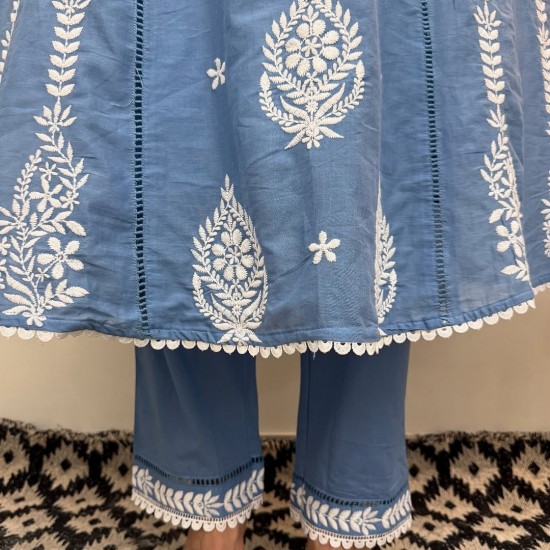 New Designer Collection beautiful 3pcs anarkali Suit Set 