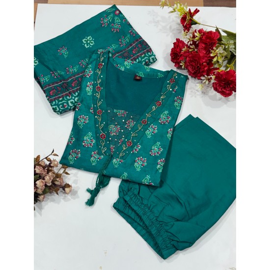 Beautiful party/festive wear kurta set with dupatta  