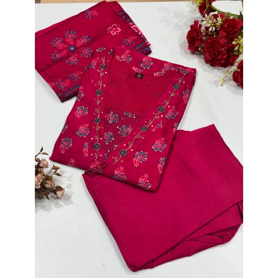 Beautiful party/festive wear kurta set with dupatta  