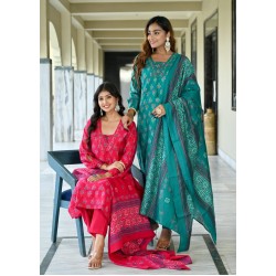 Beautiful party/festive wear kurta set with dupatta  