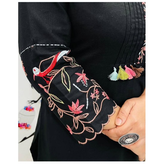 New Launch khadi cotton fabric straight kurta with pant set for work/casual wear