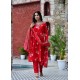 Enjoy Your Festival & wedding with Our Beautiful 3pc suit set with chiffon dupatta with beautiful design.