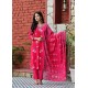 Enjoy Your Festival & wedding with Our Beautiful 3pc suit set with chiffon dupatta with beautiful design.