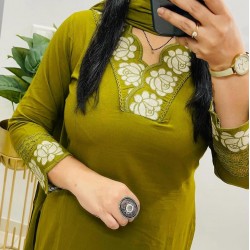 DESIGNER SUIT SET WITH EMBROIDERY WORK AND KODI LATKAN