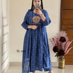 Latest Peacock Designer anarkali suit set 