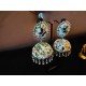 Multicolor Jhumka Earrings Alloy Jhumki Earring