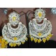 Traditional Gold Plated Kundan Pearl Earrings