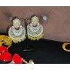 Traditional Gold Plated Kundan Pearl Earrings