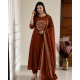 Elevate your ethnic wardrobe with this elegant special suit set Rust