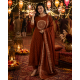 Elevate your ethnic wardrobe with this elegant special suit set Rust