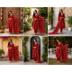 Enjoy Your Festival & wedding with Our Beautiful 3pc suit set with chiffon dupatta with beautiful design Red