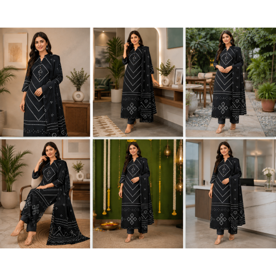 Very amazing kurta palazo set which makes your looks very impressive and stunning Black