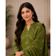 Very amazing kurta palazo set which makes your looks very impressive and stunning Olive Green