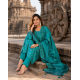 Beautiful party/festive wear kurta set with dupatta Aqua Blue