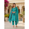 Beautiful party/festive wear kurta set with dupatta Aqua Blue