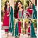 Femy Trend ethnic collection with this elegant Women Embroidered Kurta Pant with Dupatta Set Red Color