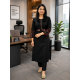 New Launch khadi cotton fabric straight kurta with pant set for work/casual wear Black