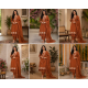 DESIGNER SUIT SET WITH EMBROIDERY WORK AND KODI LATKAN RUST