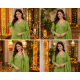 DESIGNER SUIT SET WITH EMBROIDERY WORK AND KODI LATKAN GREEN