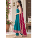 Femy Trend stylish Women Anarkali Kurta Set with Dupatta designed for elegance and comfort Teal