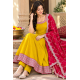 Femy Trend stylish Women Anarkali Kurta Set with Dupatta designed for elegance and comfort Mustard