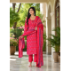 Beautiful party/festive wear kurta set with dupatta Pink