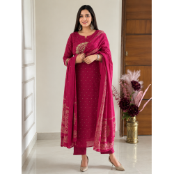Elevate your ethnic wardrobe with this elegant special suit set pink