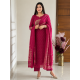 Elevate your ethnic wardrobe with this elegant special suit set pink