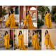 Enjoy Your Festival & wedding with Our Beautiful 3pc suit set with chiffon dupatta with beautiful design Yellow