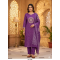 Elevate your ethnic wardrobe with this elegant special suit set Violet