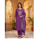 Elevate your ethnic wardrobe with this elegant special suit set Violet