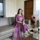 Elevate your ethnic wardrobe with this elegant special suit set Violet