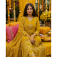 Beautiful New Anarkali dress/gown with pant & Beautiful Dupatta for festive occasion Yellow