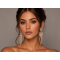 American Diamond(AD) Earrings Cubic Alloy Drops & Danglers - Pink