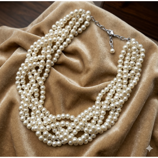 Cream Pearl Choker