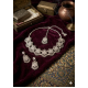 Oxidised Silver Brass Chokar Jewel Set