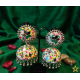 Colorful Jhumka Earrings Jhumki Earring- Multicolor