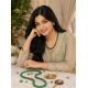 Jaipur Gemstone Necklace-Green