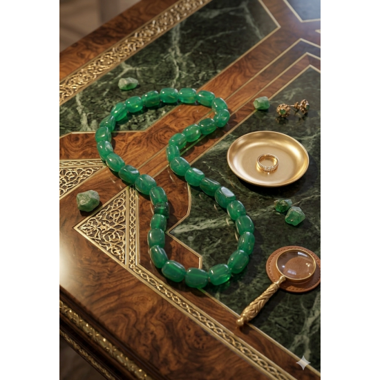 Jaipur Gemstone Necklace-Green