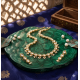 Traditional Kundan Bead Studded Polki Necklace Set