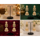 Kundan White Bead Jhumka Earrings | Heavy Party Wear Jewellery Beads Brass Jhumki Earring-Green