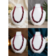 Jaipur Gemstone Necklace-Maroon