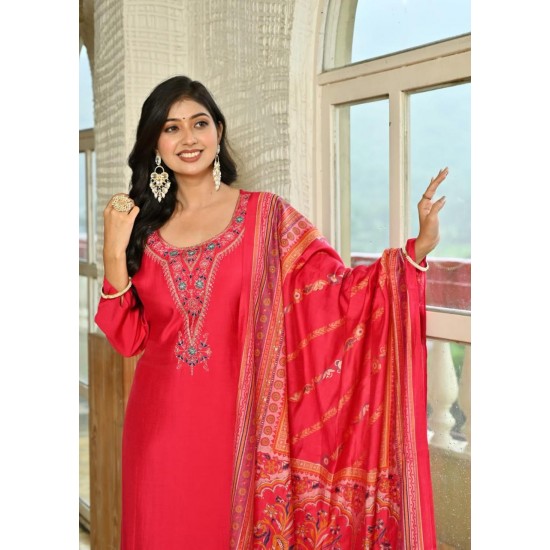 Festive/party wear Kurta & Trouser With Dupatta for Women